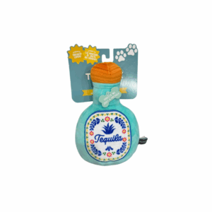 Juguete de Peluche para Perros con Diseño de Botella de Tequila