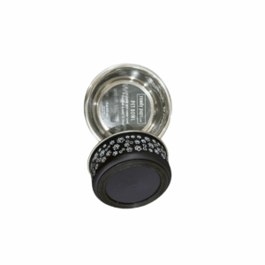 Plato de Acero Inoxidable para Perros con Base Antideslizante