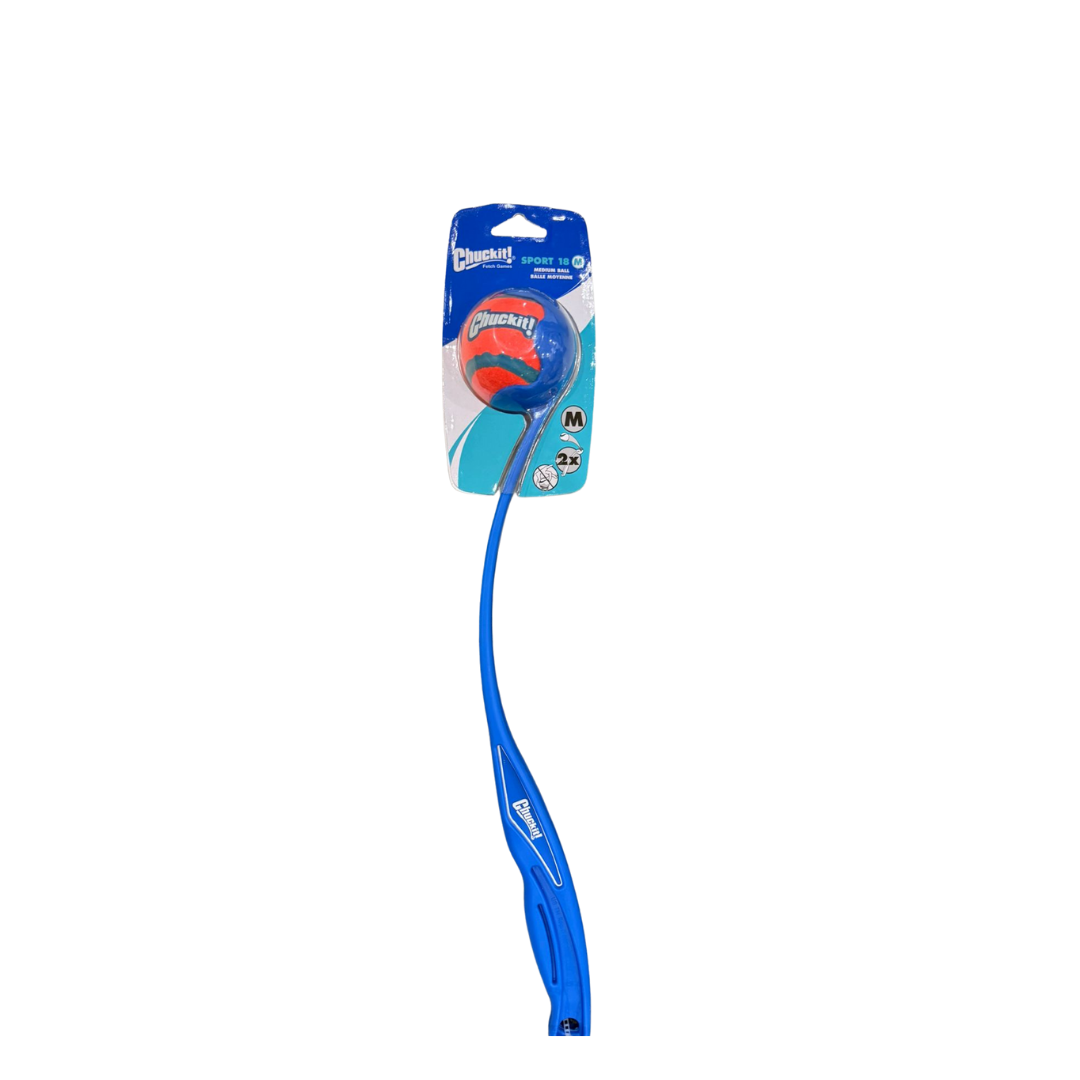 Chuckit! Sport 18 Lanzador de Pelotas para Perros (con pelota incluida)